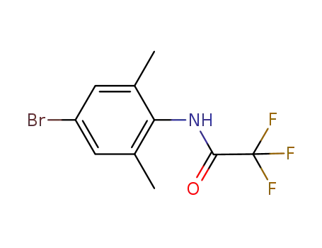 Molecular Structure of 872415-94-6 (N-(4-bromo-2,6-dimethylphenyl)-2,2,2-trifluoroacetamide)