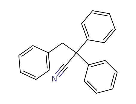 Molecular Structure of 5350-82-3 (2,2,3-triphenylpropanenitrile)