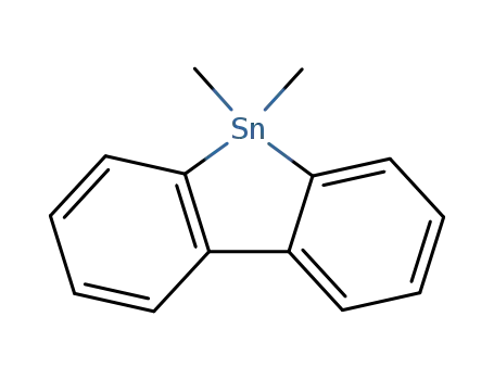 Molecular Structure of 5565-85-5 (5,5-dimethyl-5H-dibenzo[b,d]stannole)