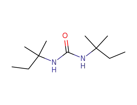 Molecular Structure of 19656-71-4 (<i>N</i>,<i>N</i>'-di-<i>tert</i>-pentyl-urea)
