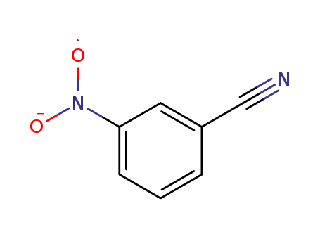 Molecular Structure of 12402-46-9 (3-NITROBENZONITRILE)
