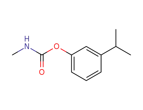 Molecular Structure of 64-00-6 (m-Cumenyl methylcarbamate)