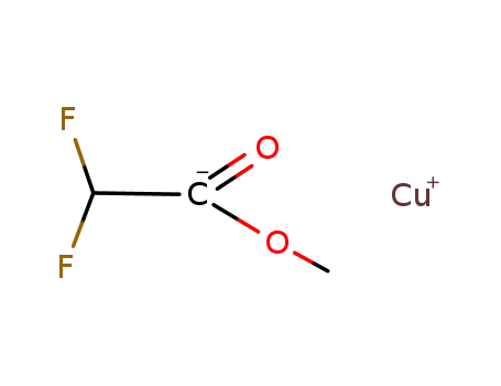 poly-{(methyl difluoroacetate)copper}
