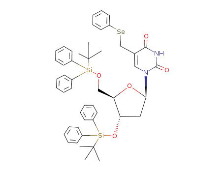 3',5'-bis-O-(tert-butyldiphenylsilyl)-5-phenylselenylmethyl-2'-deoxyuridine