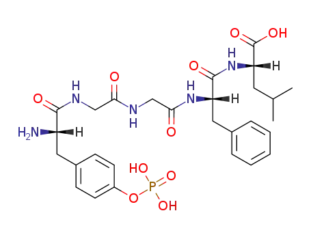 L-Leucine, O-phosphono-L-tyrosylglycylglycyl-L-phenylalanyl-