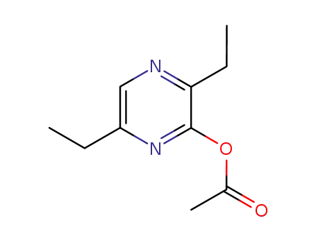 Molecular Structure of 72876-09-6 (3-acetoxy-2,5-diethyl-pyrazine)