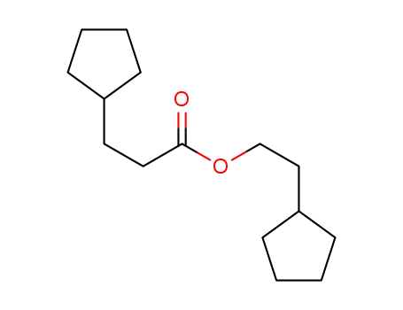 Molecular Structure of 955017-64-8 (2-cyclopentylethyl 3-cyclopentylpropanoate)