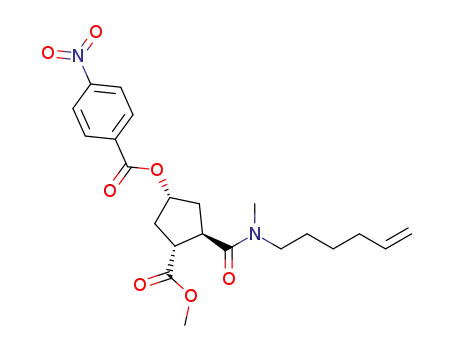 (1R,3R,4R)-3-[5-hexen-1-yl(methyl)-carbamoyl]-4-(methoxycarbonyl)cyclopentyl 4-nitrobenzoate