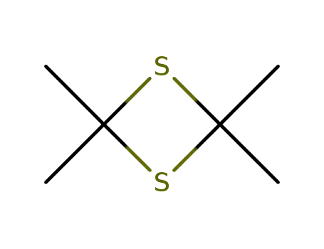 Molecular Structure of 31443-08-0 (tetramethyl-[1,3]dithietane)