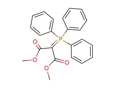 Molecular Structure of 19491-23-7 (2-(Triphenylphosphoranylidene)malonic acid dimethyl ester)