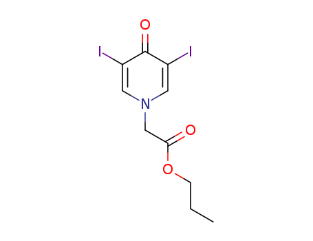 3,5-Diiodo-4-pyridone-N-acetic acid propyl ester