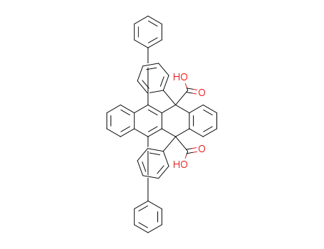 Molecular Structure of 861095-05-8 (5,6,11,12-tetraphenyl-5,12-dihydro-naphthacene-5,12-dicarboxylic acid)
