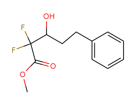 2,2-Difluoro-3-hydroxy-5-phenyl-pentanoic acid methyl ester