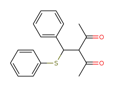 3-(phenyl(phenylthio)methyl)pentane-2,4-dione