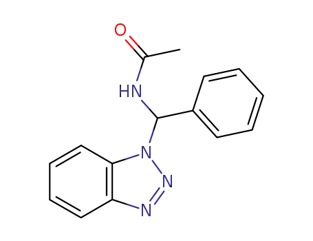 N-(1-benzotriazol-1-yl-1-phenylmethyl)acetamide