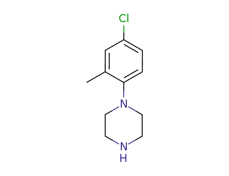 Molecular Structure of 58820-36-3 (1-(4-chloro-o-tolyl)piperazine)