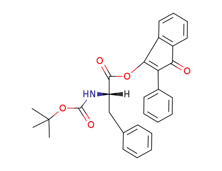 3-O-<N-tert-butyloxycarbonyl-L-phenylalanyl>-hydroxy-2-phenylindenone