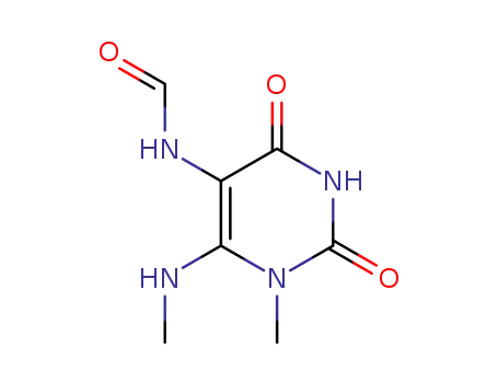Formamide,
N-[1,2,3,4-tetrahydro-1-methyl-6-(methylamino)-2,4-dioxo-5-pyrimidinyl]
-