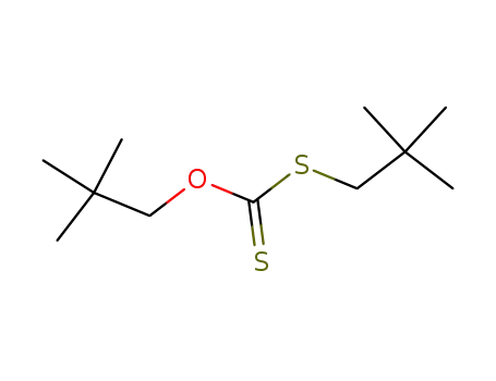 Molecular Structure of 126078-76-0 (O,S-di-(2,2,2-trimethylethyl) dithiocarbonate)