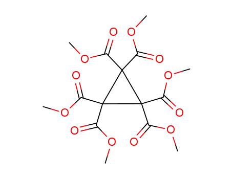 Molecular Structure of 109777-05-1 (Cyclopropane-1,1,2,2,3,3-hexacarboxylicacidhexamethylester)