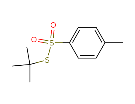 Benzenesulfonothioicacid, 4-methyl-, S-(1,1-dimethylethyl) ester cas  2943-19-3