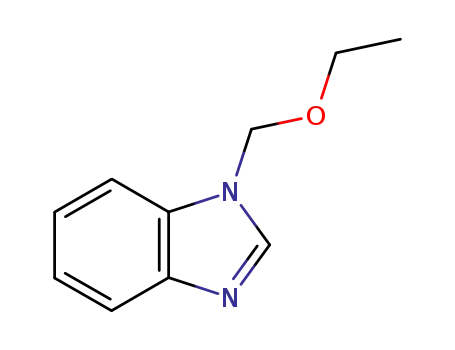 Molecular Structure of 18250-01-6 (Benzimidazole, 1-(ethoxymethyl)- (8CI))