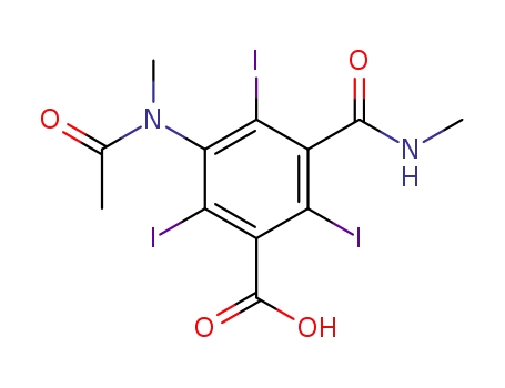 3-[Acetyl(methyl)amino]-2,4,6-triiodo-5-(methylcarbamoyl)benzoic acid