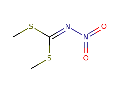 Molecular Structure of 141972-53-4 (S,S-dimethyl N-(nitro)imidodithiocarbonate)
