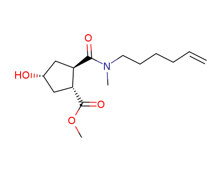 (1R,2R,4R)-2-[(5-Hexen-1-ylmethylamino)carbonyl]-4-hydroxycyclopentanecarboxylic acid methyl ester