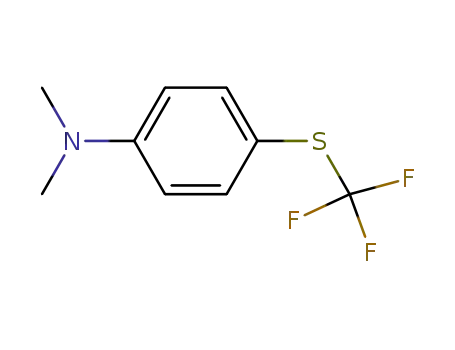 Molecular Structure of 2677-71-6 (N,N-DIMETHYL-4-(TRIFLUOROMETHYLTHIO)-ANILINE)