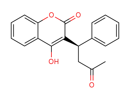 Molecular Structure of 5543-57-7 ((S)-(-)-WARFARIN)