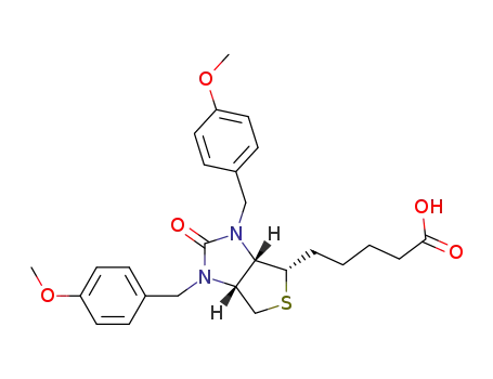 Molecular Structure of 1245507-48-5 (N,N'-p-methoxybenzylbiotin)