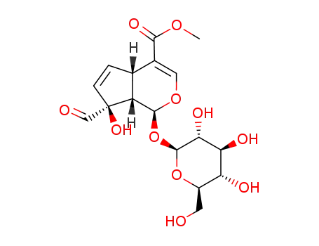 Molecular Structure of 82345-51-5 (10-dehydrogardenoside)