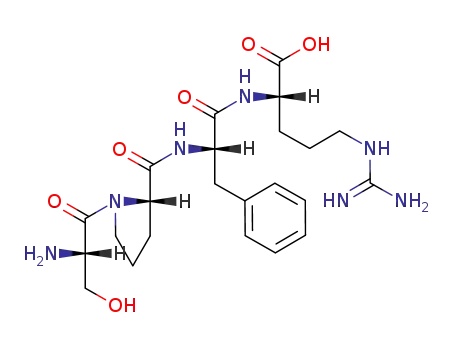 Molecular Structure of 16875-08-4 (L-Ser-L-Pro-L-Phe-L-Arg)