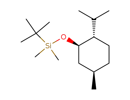 Molecular Structure of 76358-81-1 (tert-butyl(((1R,2S,5R)-2-isopropyl-5-methylcyclohexyl)oxy)dimethylsilane)