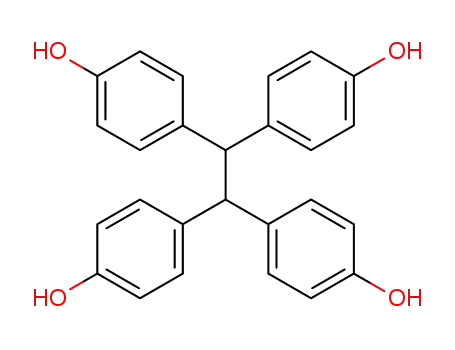 Molecular Structure of 7727-33-5 (1,1,2,2-Tetrakis(4-hydroxyphenyl)ethane)