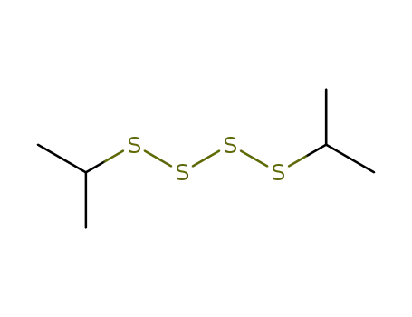 Molecular Structure of 60089-53-4 (diisopropyl tetrasulphide)