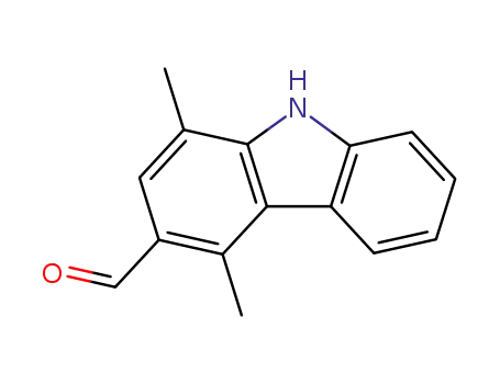 Molecular Structure of 14501-66-7 (1,4-DIMETHYL-3-FORMYLCARBAZOLE)