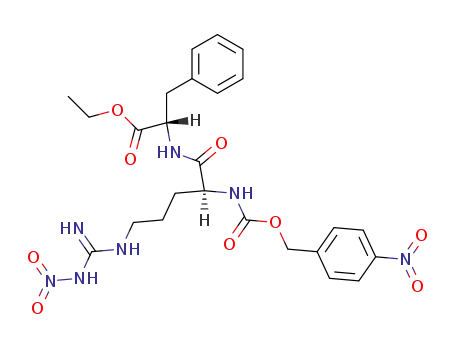 <i>N</i>-[<i>N</i><sup>ω</sup>-nitro-<i>N</i><sup>α</sup>-(4-nitro-benzyloxycarbonyl)-L-arginyl]-L-phenylalanine ethyl ester