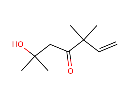 Molecular Structure of 85433-80-3 (6-hydroxy-3,3,6-trimethylhept-1-en-4-one)