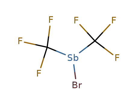 Molecular Structure of 758-46-3 (Bis(trifluormethyl)-bromstiban)