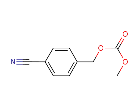 Molecular Structure of 1253037-52-3 (p-cyanobenzyl methyl carbonate)