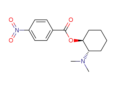 (+/-)-4-nitro-benzoic acid-(<i>trans</i>-2-dimethylamino-cyclohexyl ester)