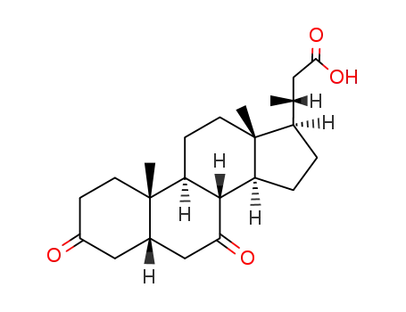 3,7-dioxo-24-nor-5β-cholan-23-oic acid
