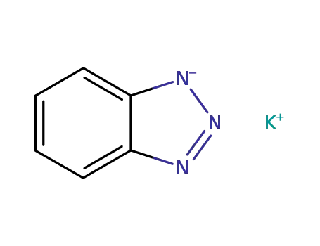 Molecular Structure of 51126-65-9 (potassium 1H-benzotriazolide)