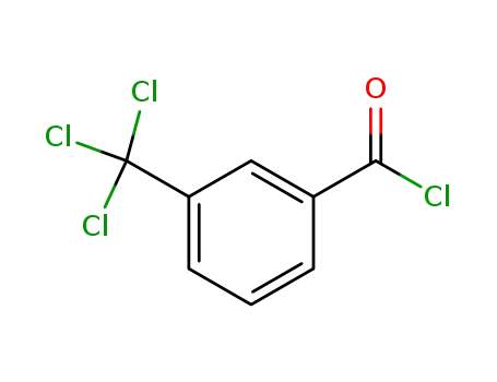 Molecular Structure of 27428-84-8 (3-(trichloromethyl)benzoyl chloride)