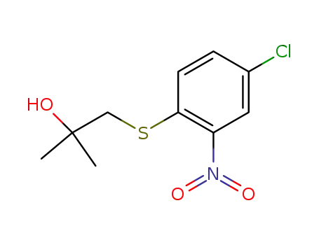 1-(4-chloro-2-nitro-phenylsulfanyl)-2-methyl-propan-2-ol