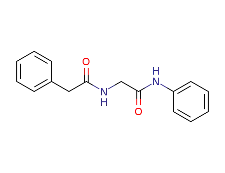 Molecular Structure of 15440-35-4 (N-phenyl-N<sub>2</sub>-(phenylacetyl)glycinamide)