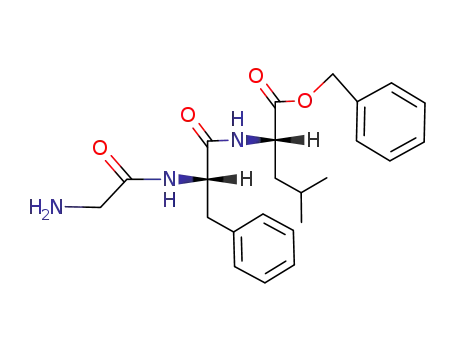 Molecular Structure of 73994-89-5 (L-Leucine, N-(N-glycyl-L-phenylalanyl)-, phenylmethyl ester)