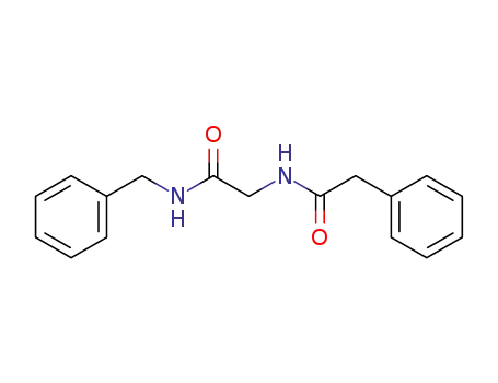 Molecular Structure of 15440-34-3 (N-benzyl-2-(2-phenylacetamido)acetamide)